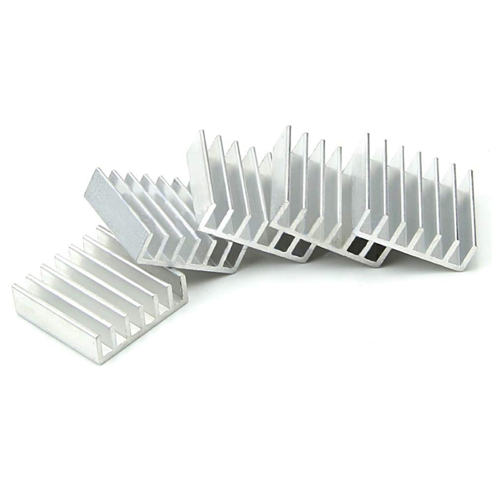 CentIoT - 5PCS 14x14x6mm Extruded Aluminium heatsink - with 3M Self Adhesive - suitable for Chip CPU GPU VGA RAM LED IC radiator COOLER - Straight Fin (B07RQXTCK9) Amazon Price History, Amazon Price Tracker