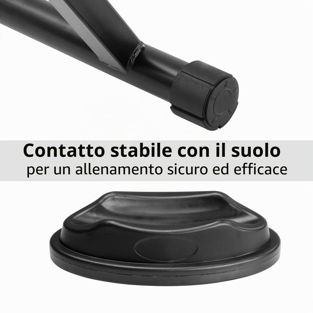 Rullo Magentico per Bicicletta 150kg in Acciaio 6 Livelli Pieghevole 26-28' Allenamento a Casa Bici Indoor