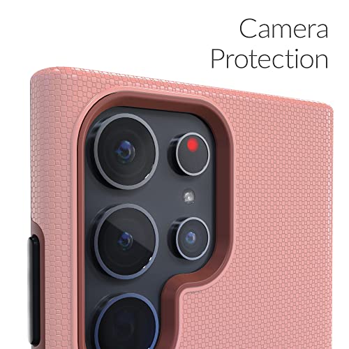 Image of Crave for Samsung Galaxy S23 Ultra Case, Shockproof Protection Dual Layer Case for Samsung Galaxy S23 Ultra (6.8 inch) - Blush