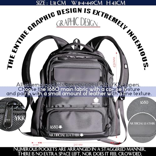 Travel Laptop Backpack for 15.6 Inch Laptop, Slim Lightweight Business Backpack or College Computer Bag with Cooler Pocket & Ergonomic Support4