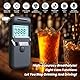 Alkoholtester, Professioneller Promillemessgerät mit 20 Mundstücken, Hochpräziser Persönlicher Alkoholmessgerät mit Digitalem LCD-Display für Schnelle und Genaue Ergebnisse, für Zuhause und Partys
