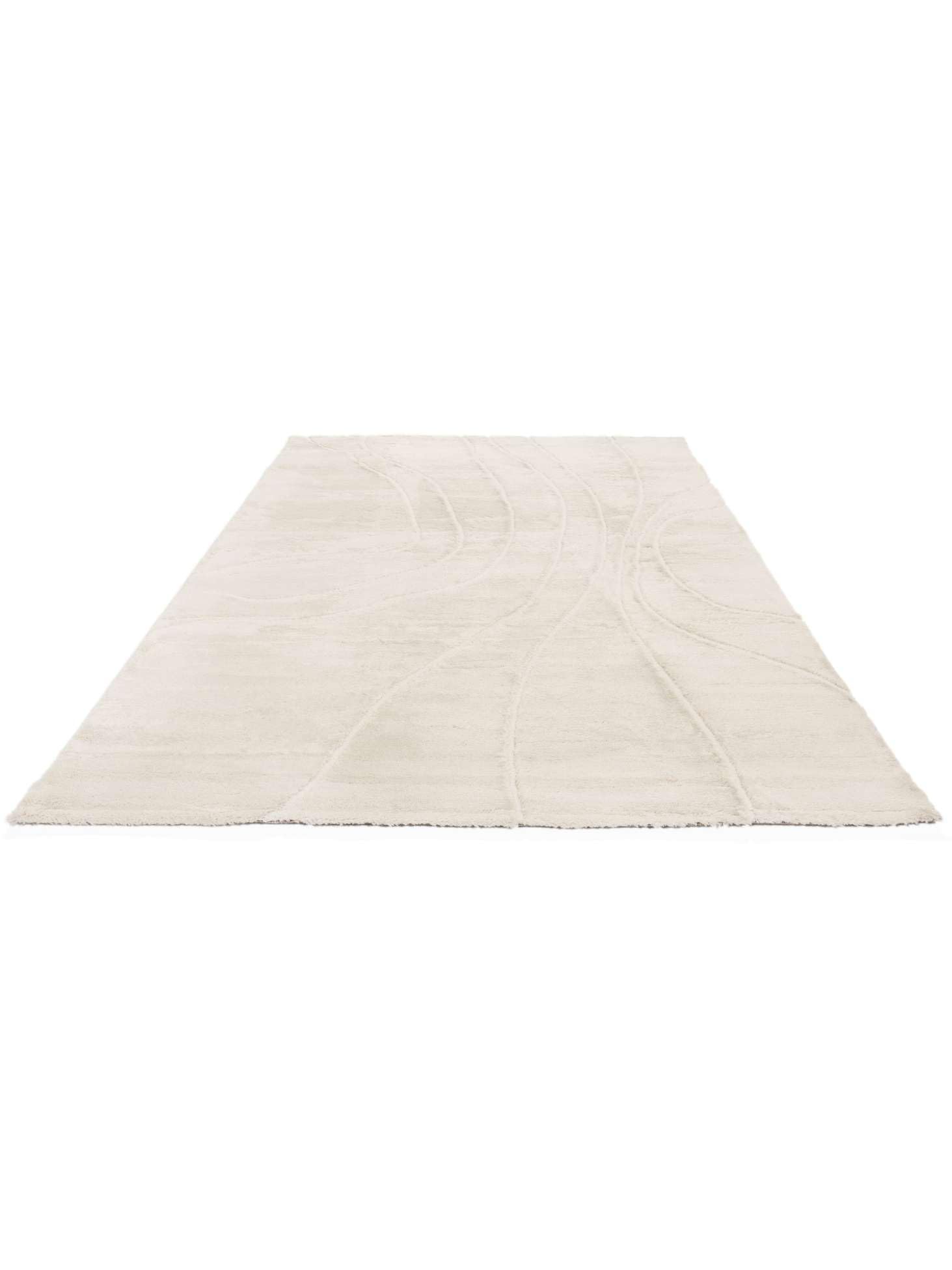 RugVista Bahia, Teppich, Moderne Teppiche, 120 x 180 cm, Rechteckig, Niedriger Stapel, Nur chemische Reinigung, Oeko_tex_100, Cremeweiß