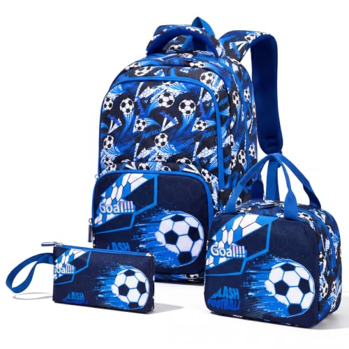 Sac à dos foot 3 pièces avec sac déjeuner pour organiser la rentrée scolaire