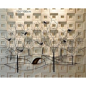 Tqbzs 3D Aftakking Kunst Wanddecoratie IJzer Retro Bar Muur LOFT Decoratieve Schilderijen (Maat: 150 * 100 cm zwart a)