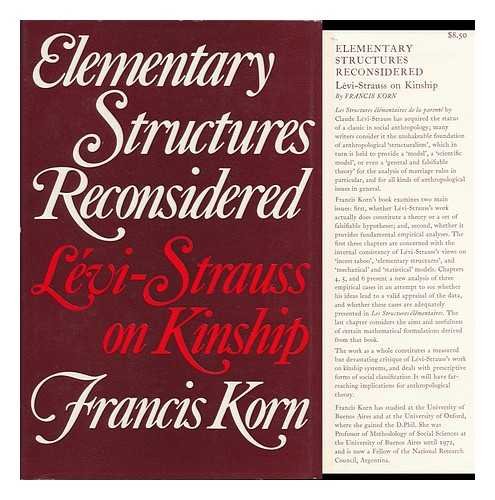 Elementary structures reconsidered: Le´vi-Strau... 0422742104 Book Cover