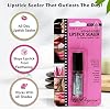 Lip Elegance Lipstick Sealer - Long Lasting Lipstick Sealer with Brush Applicator - Waterproof, Smudge Proof, Oilproof - All Day Liplock Effect 0.17 Fl Oz