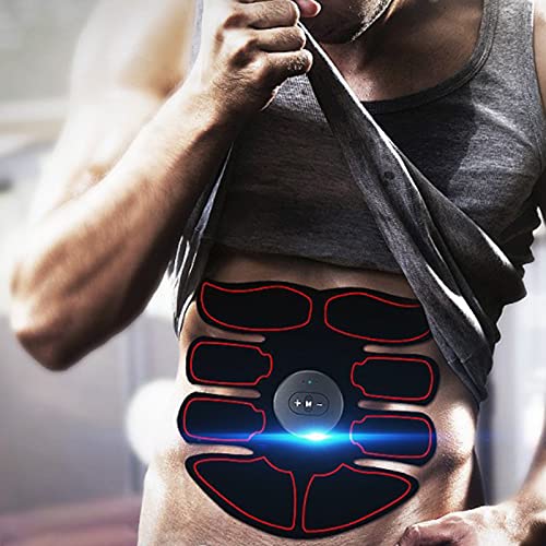 NC Estimulador de Abdominais Toner Muscular Cinto Estimulador de Abdominais para Treino Abdominal -