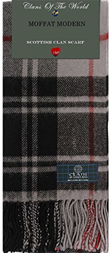I LUV LTD Moffat Modern Tartan Clan Scarf 100% Soft Lambswool