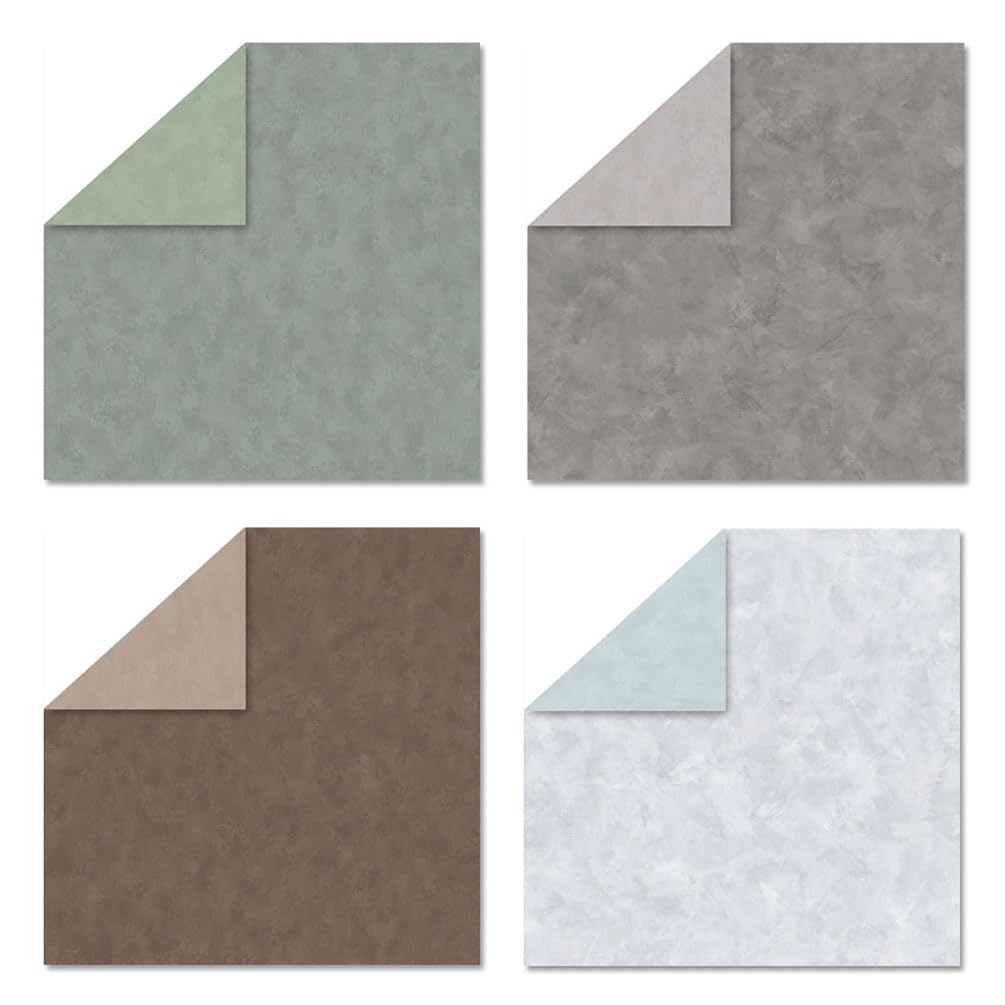 Papier do scrapbookingu, Papier kartonowy 12x12, 24 arkusze, dwustronny papier do scrapbookingu, ciepły kolor, papier o fakturze zamszu, 12 wzorów, 24 wzory(D)