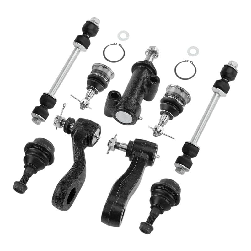 Replacement Parts for 9pcs Front Sway Bar Link Ball Joints Idler&Pitman Arm kit for Chevy GMC Hummer Mod-A58PP-25093