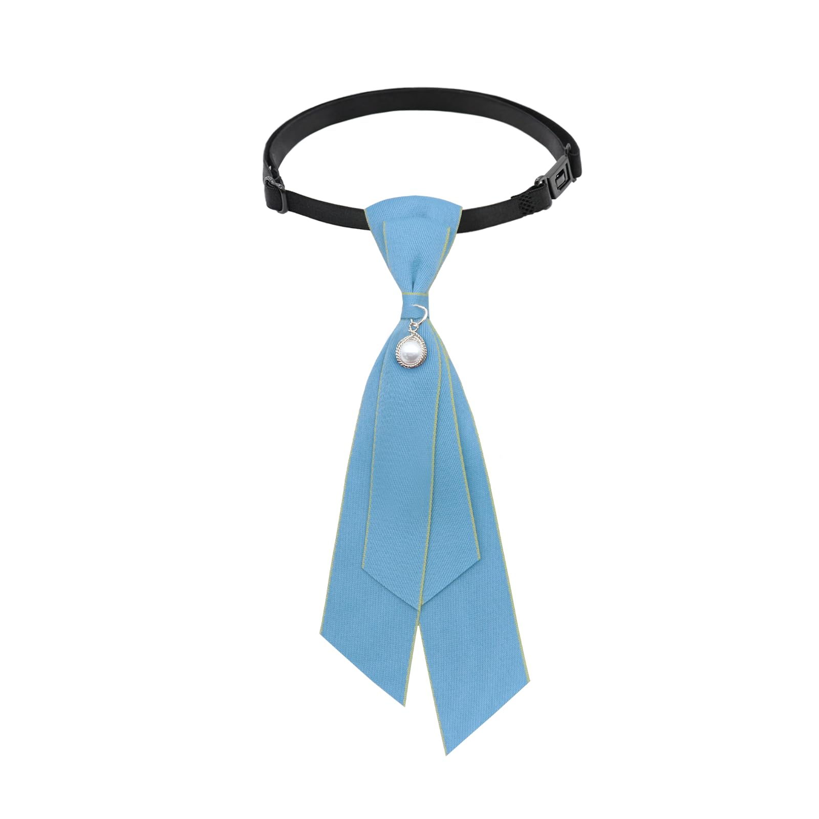 LJBFNN Bow Ties for Women, Adjustable Cute Short Womens Tie with Pearl