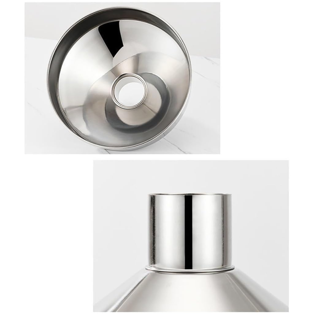 Imbuto in acciaio inox – Imbuto da cucina per uso alimentare per trasferire liquidi, spezie, ingredienti secchi e polvere