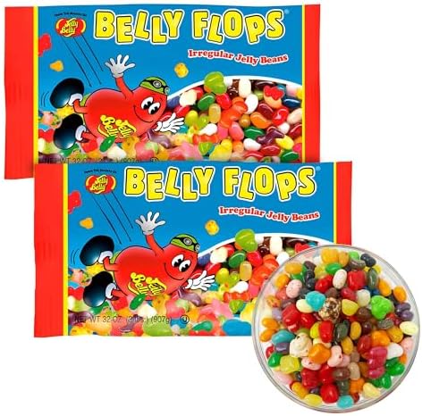 Jelly Belly Belly Flops® Jelly Beans - 2 lb. Bag - 2 Pack - Official, Genuine, Straight from the Source