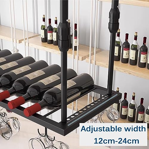 Soporte colgante para copas y botellas de vino 60cm miniatura 4