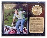 GFSF Jack Nicklaus 1986 Masters 8x10 Photo Clock Plaque with Engraved nameplate