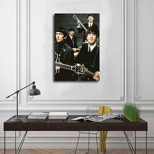 Poster légendaire du groupe de rock The Beatles (3) – Décoration murale pour salon, chambre à coucher – Style sans cadre – 40 x 60 cm - Les Beatles, Paul McCartney, John Lennon, RIngo Starr, George Harrison Poster légendaire du groupe de rock The Beatles (3) - Décoration murale pour salon, chambre à coucher - Style sans cadre - 40 x 60 cm – Image 4