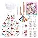 Set da forno per grembiule per bambini, grembiule per bambini Grembiule con dinosauro, set da 27 pezzi cuoco set accessori per chef, regalo da cucina per bambini Regali di Natale
