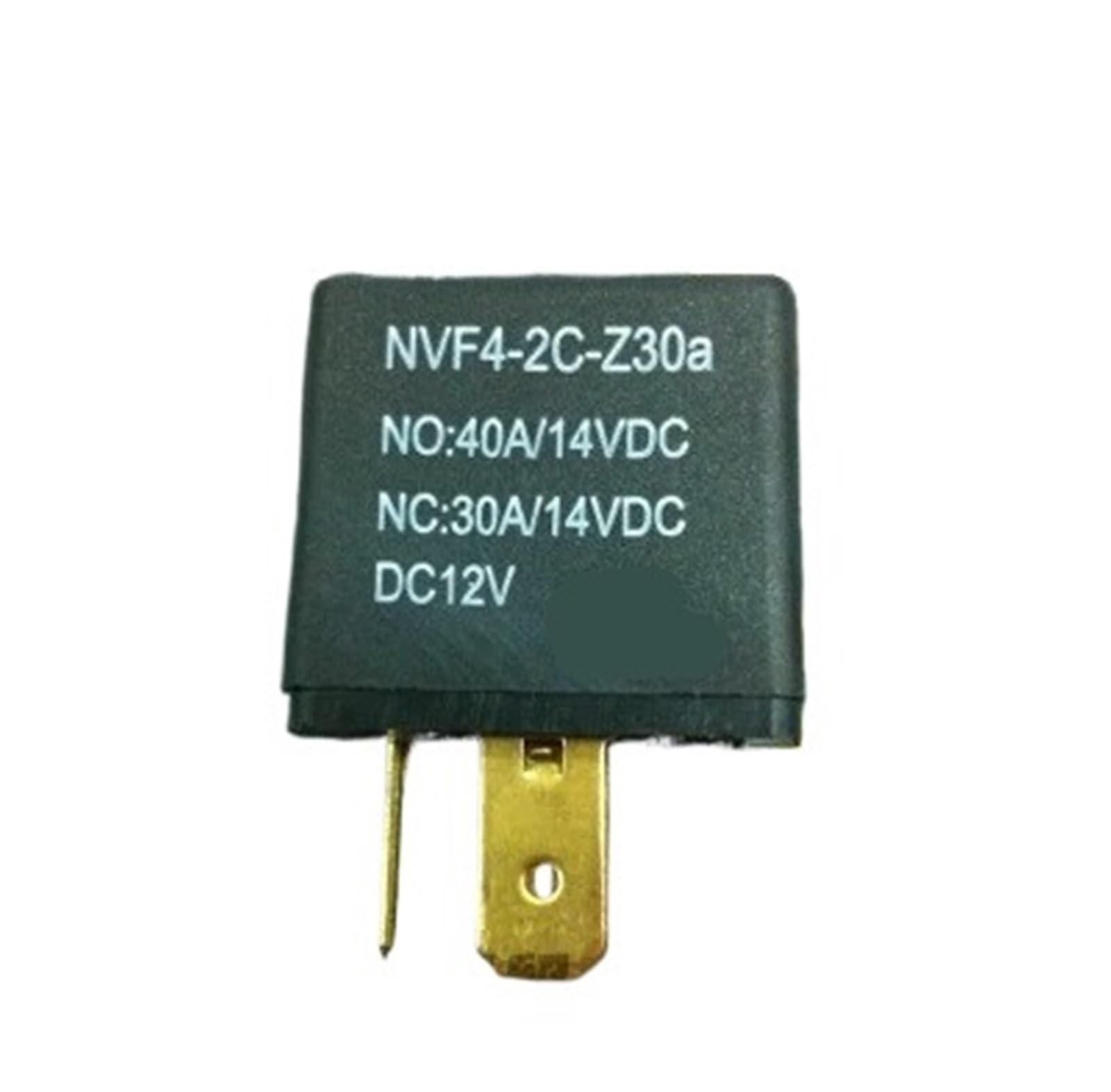 Wysokowydajny przekaźnik samochodowy 12 V NVF4-2C-Z30a-DC12V NVF4-2C-Z30a-12VDC NVF4-2C-Z30a NVF42CZ30a DC12V 12V DC 12VDC 40A 30A 5PIN(1 szt.)