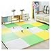 GHHQQZ Alfombrilla Espuma Costuras de Color Cutable Insonorizar Alfombra para Cuarto Sala Cuarto de Los Niños, Espesor 1.0/1.2/2.0/2.5cm (Color : E, Size : 60x60x2.5cm-16pcs)