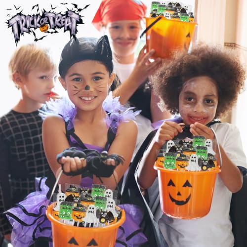 Auebriy Halloween Lollipops Suckers - 24 Pack Fruity Halloween Candy Individually Wrapped, Ghost, Bat, Pumpkin & Monster Lollipops, Spooky Candy for Trick or Treat, Party Favors & Goody Bag Fillers - image 4