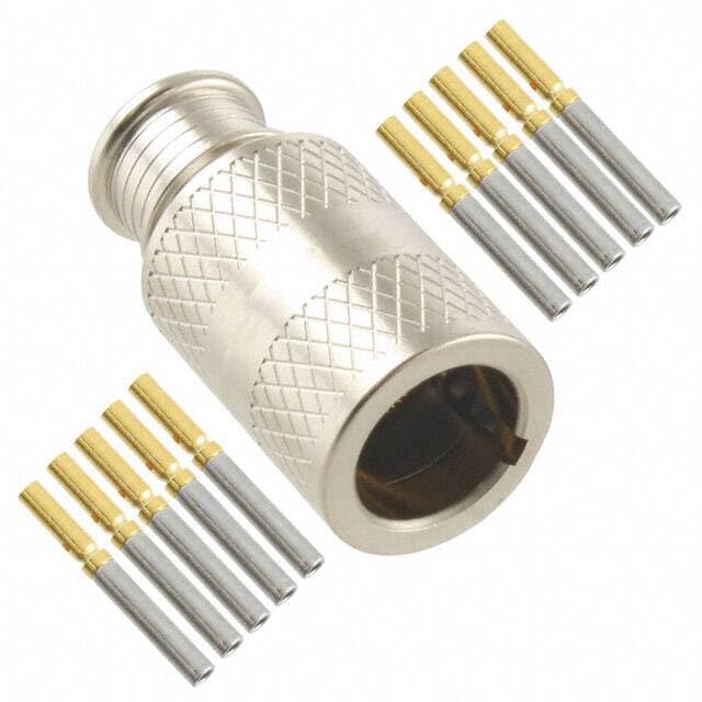 ITT Cannon, 155282-0041, Connector Miniature Circular Socket 10 Position Crimp Straight Cable Mount 10 Terminal 1 Port (2 Item/s)