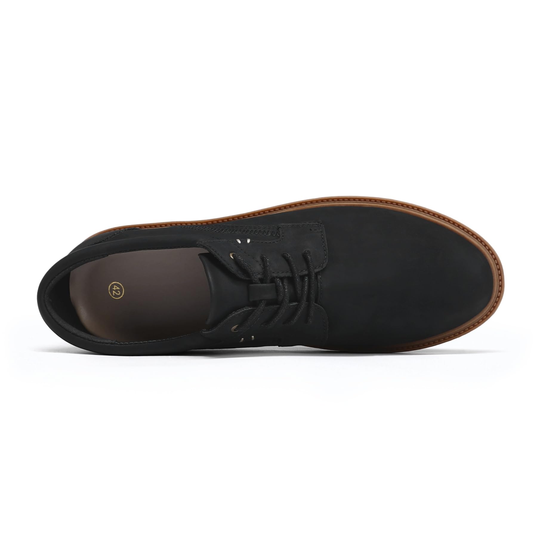 Allthemen Herren Anzugschuhe Bequem Freizeitschuhe Leder Schnürhalbschuhe Casual Lederschuhe Sneaker Business
