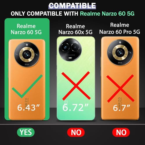 Image of amazon basics Mobile Cover for Realme Narzo 60 5G | Full Camera Protection | Liquid Silicon Case | Flexible Bumper Case for Realme Narzo 60 5G (Green)