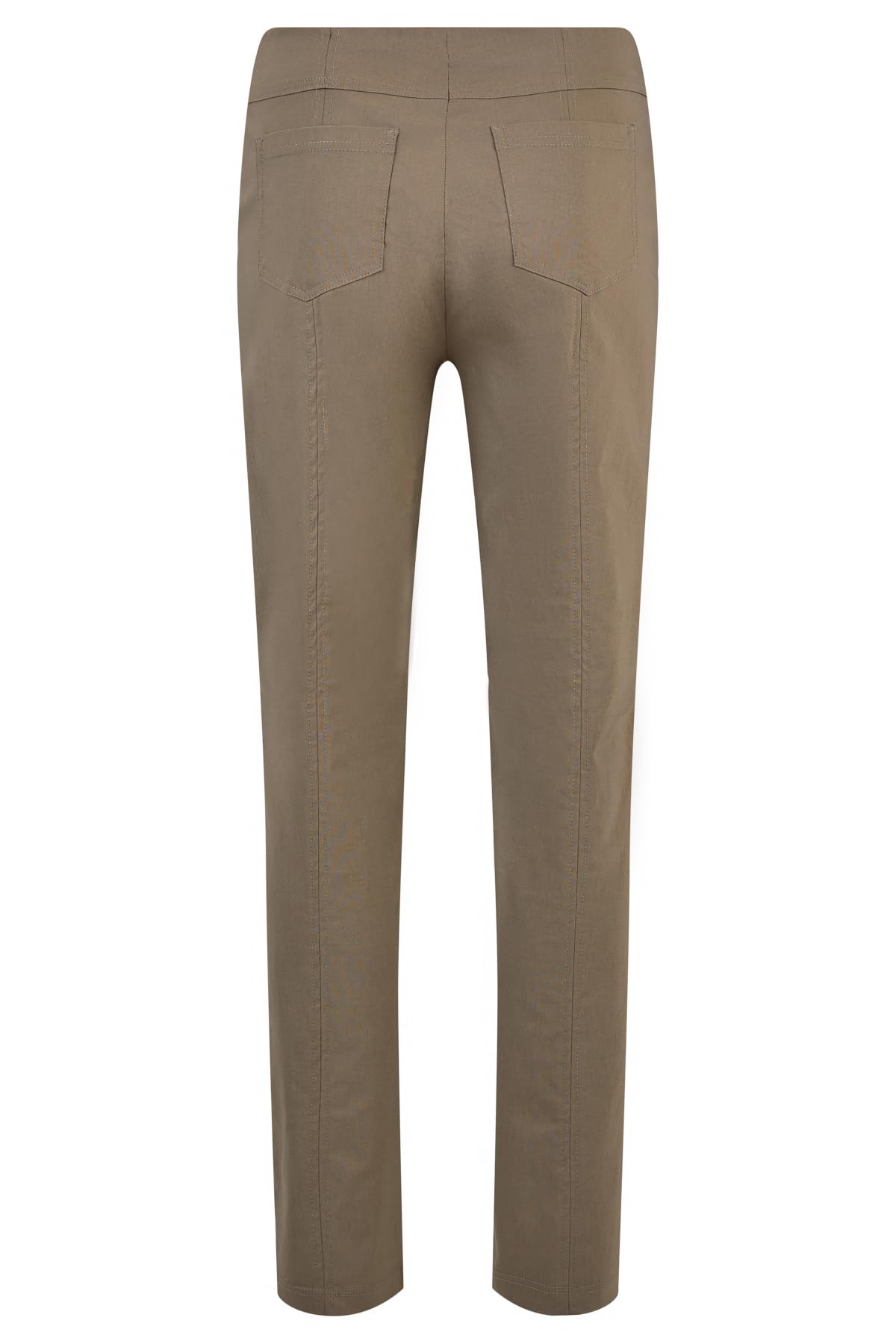 Robell Style Bella - Kurzgröße - Stoffhose Damen high Waist - Damenhose Power Stretch - Bengaline Stoff Hose - Hose mit geradem Bein - Bitte eine Größe Kleiner bestellen
