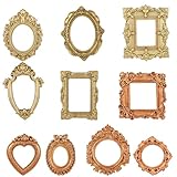 Élégance exquise : ces petits cadres vintage sont décorés de sculptures florales exquises. Chaque détail incarne l'élégance intemporelle et exprime un charme unique. Les cadres dorés vintage en or vintage, or clair et or rose donnent à chaque pièce non seulement un style classique, mais aussi une lumière fascinante.