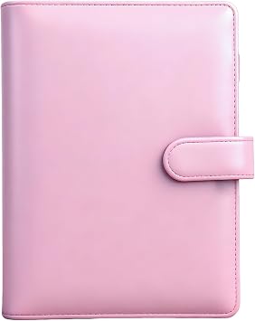 A5 Kpop Photocard Binder, PU Leather 6 Ring Collector Album With Magnetic Buckle Closure For Trading Cards,30 Pack 4-Pocket Pages 240 Card Slots