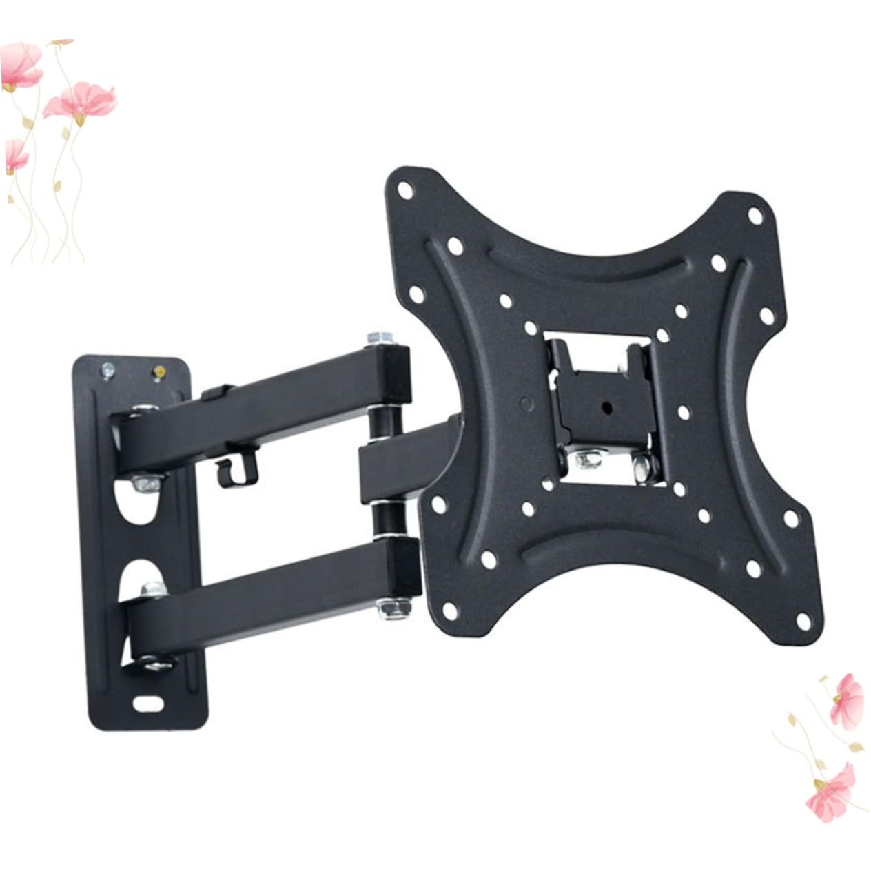 Tofficu Supporto Parete Tv Lcd Da Staffa Tv Regolabile Da Parete Kit Di Montaggio Con Livella Bolla Per Uso Domestico
