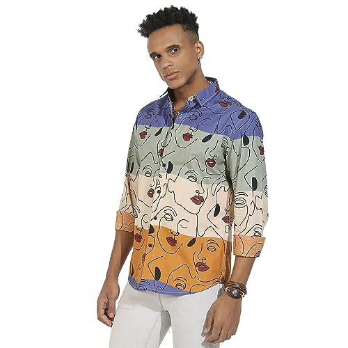 Image of Campus Sutra Men's Regular Fit Shirt