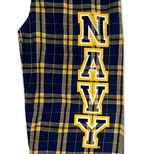 Armed Forces Gear Navy Flannel Pants (Navy/Gold)4