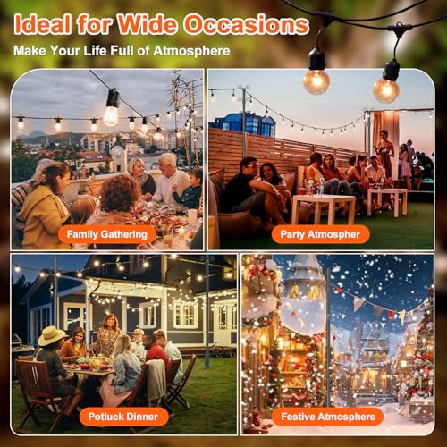 Poste de corda de luz, postes de luz de corda de aço inoxidável preto de 3,8 m para uso externo e po