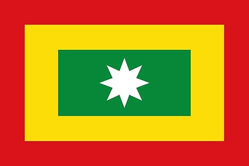 Barranquilla Atlántico  Ciudad de Barranquilla Atlántico Flag  bandera paisaje  0.6 ft  0.65sqft  7.9x11.8 in  8x12in para asta de bandera de coche