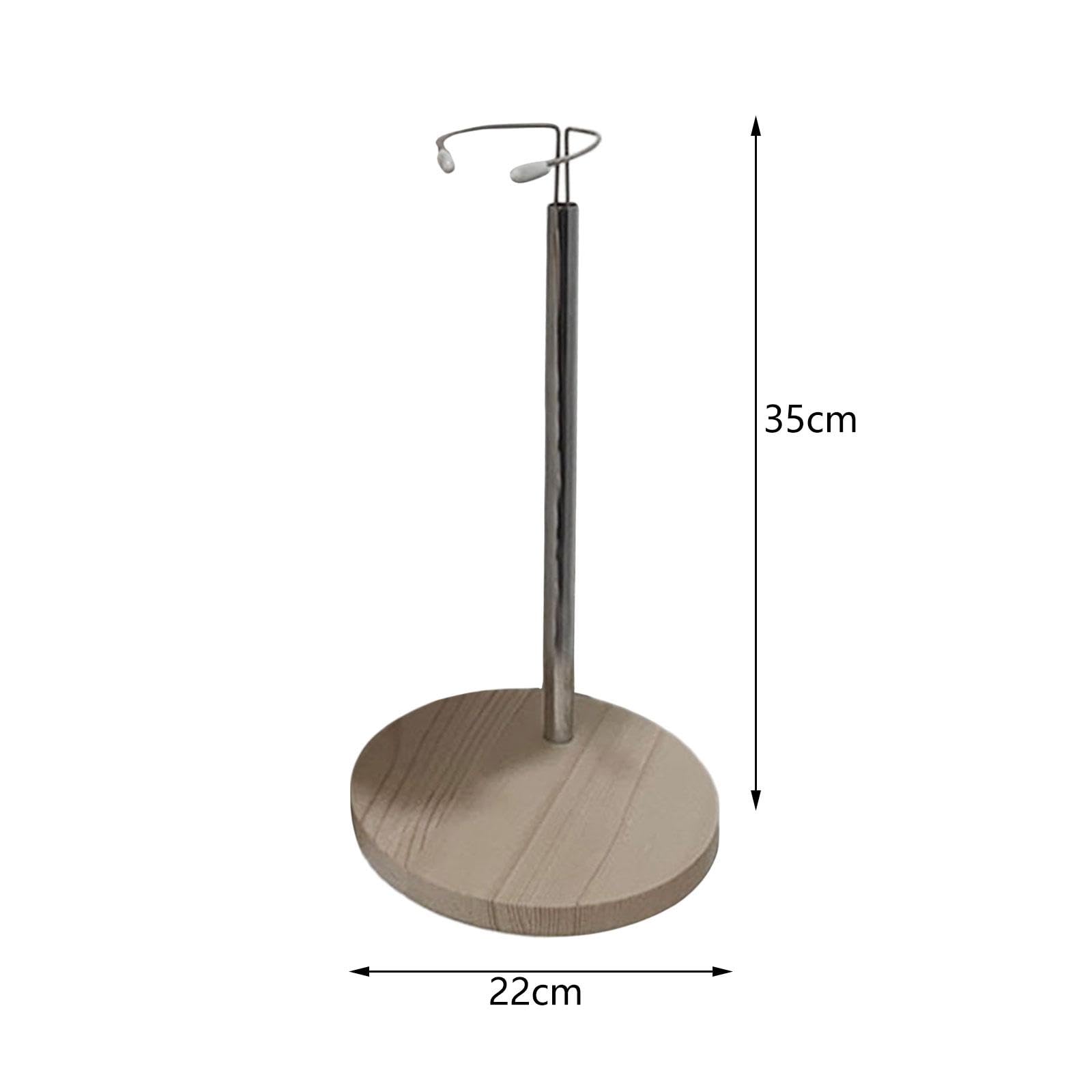 Soporte de Exhibición para Miniaturas a Escala 1/3 con Base de Madera para Figuras de Acción, 22cm