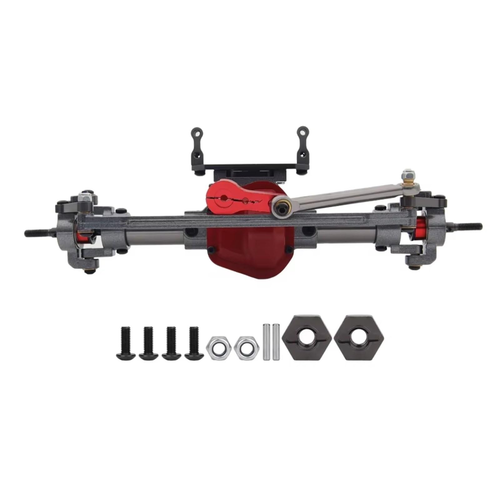 Compatibile Con Axial Per SCX10 1/10 RC Crawler Car Upgrade Modifica Parti In Metallo CNC Connettore Assale Anteriore Posteriore Braccio Servo Accessori