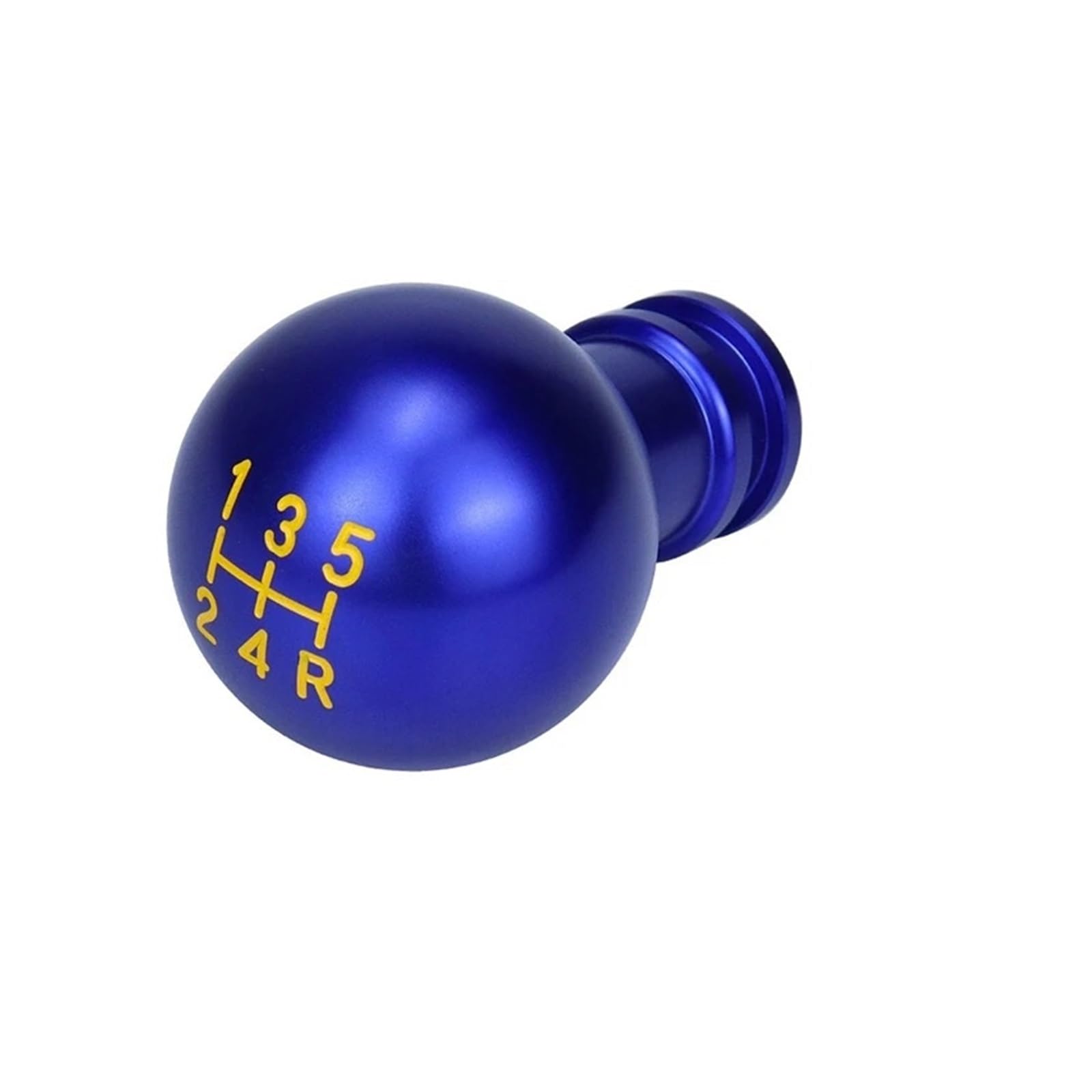 Mkgkacvcpt Blue Manual Shifter Knob Universal 5 Speed Car Gear Shift Knob Aluminium Alloy Joystick Torsion Head For Manual Transmission(Blue)