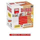 Ideal für poröse Wände TOX Parallelspreizdübel Bizeps 12 x 90 mm, 25 Stück, 00910019