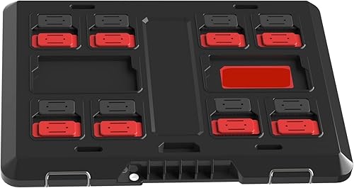 Miniatura 3 de Sistema de montaje de pies, pies de montaje para paquete Milwaukee, pies de montaje para sistema de embalaje Milwaukee (10, rojo)