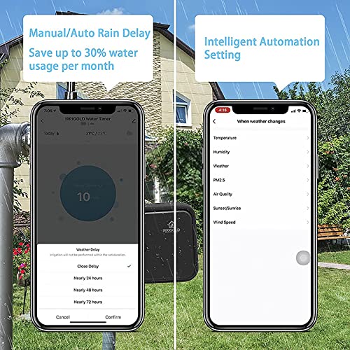 Programmateur arrosage Bluetooth pour éviter le gaspillage d'eau au jardin - 4