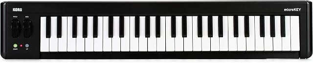 Korg microKEY2-49 - Key iOS-Powerable USB MIDI Controller with Pedal Input