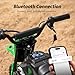 Hikiddo 24V 10Ah Electric Dirt Bike, 350W Electric Motorcycle for Kids, 150Lbs Load Capacity, Bluetooth - Green