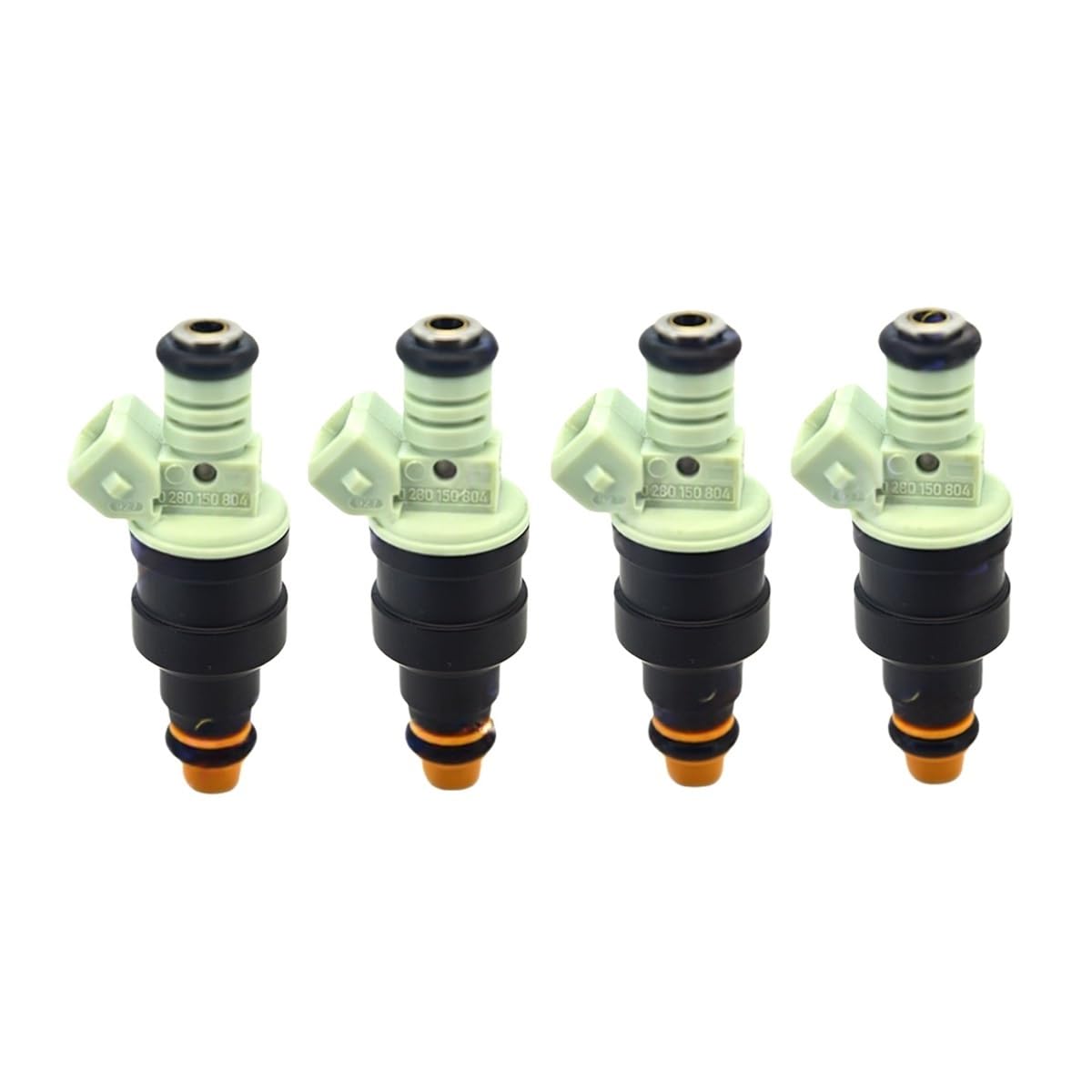 Yhzrdmsk One Color Car Petrol Injector 4Pcs Fuel Injectors 0280150804 For Bosch 2.3L