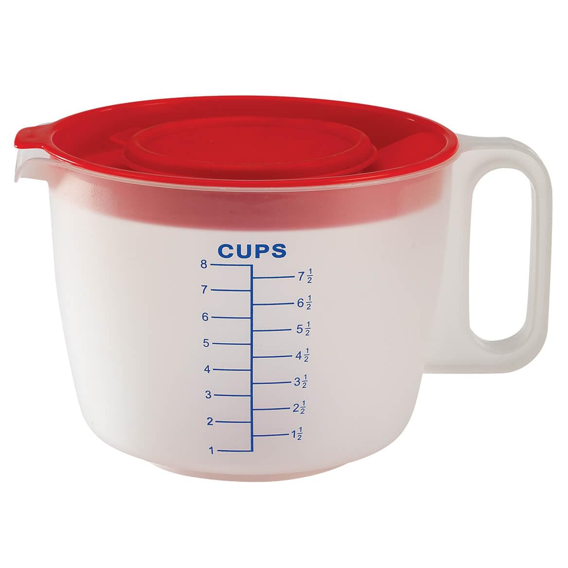 Mezcla y almacena jarra de medición de 8 tazas por Chef 's Pride