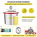 VEVOR Vacuum Chamber with Pump, 4CFM 1/3HP Vacuum Pump with High-Capacity 2 Gallon Vacuum Chamber, Vacuum Pump Chamber Kit Vacuum Degassing Chamber Kit