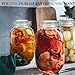 Folinstall Gallon Glass Jar with Airtight Lid - Large Mason Jar for Pickled Eggs, Kombucha, Limoncello, Sun Tea (Extra Gasket)