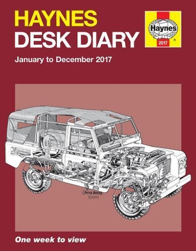 Haynes Desk Diary January to December 2017: One