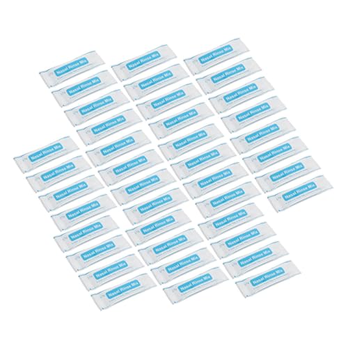 ELAYARD 80 pezzi Bustine Nasale Istantaneo per Risciacquo Nasale Fisiologico Senza Protezione Solubile Rapida per Pulizia e Quotidiana