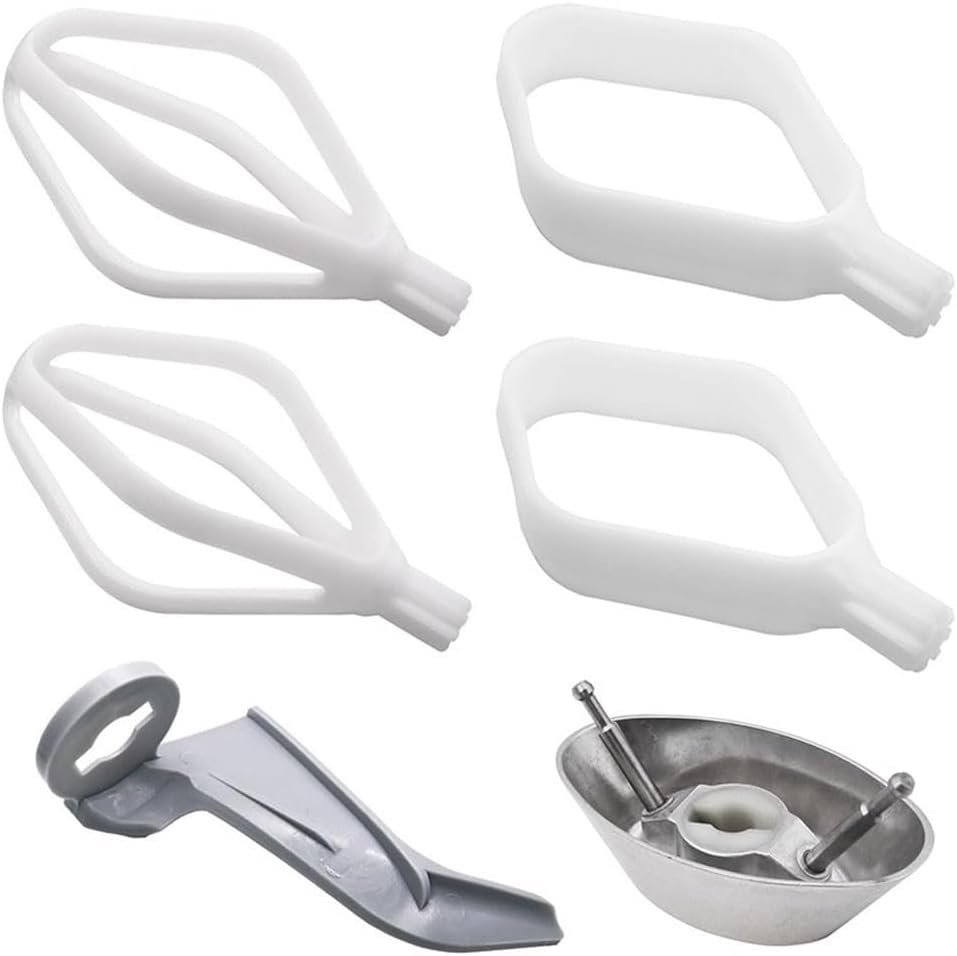 Cake & Cookie Paddles Set with Metal Whip Drive for Bosch Mixers for Bosch Plus,Includes Dough Hook Extender